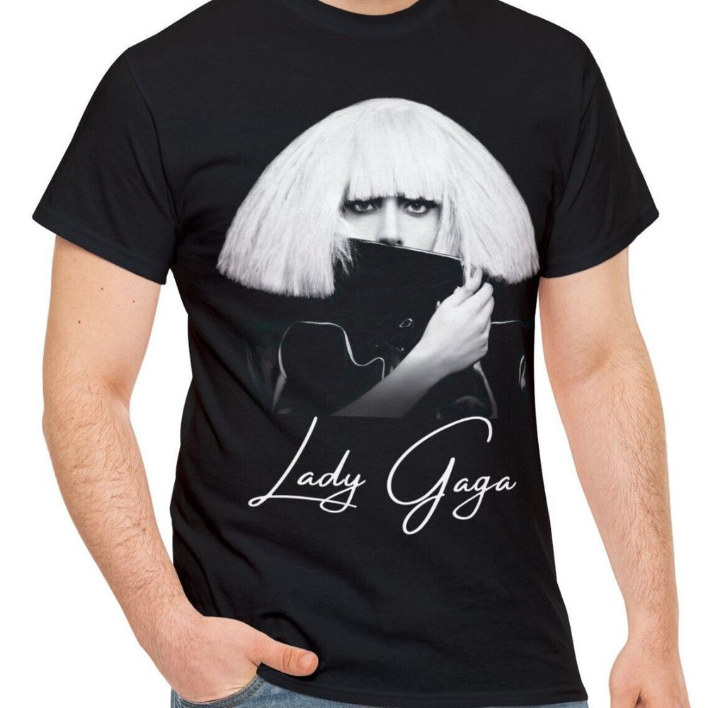 Lady Gaga Music Fan Celebrity Artist T-Shirt Men's T Shirt Tee Cotton S M L XL